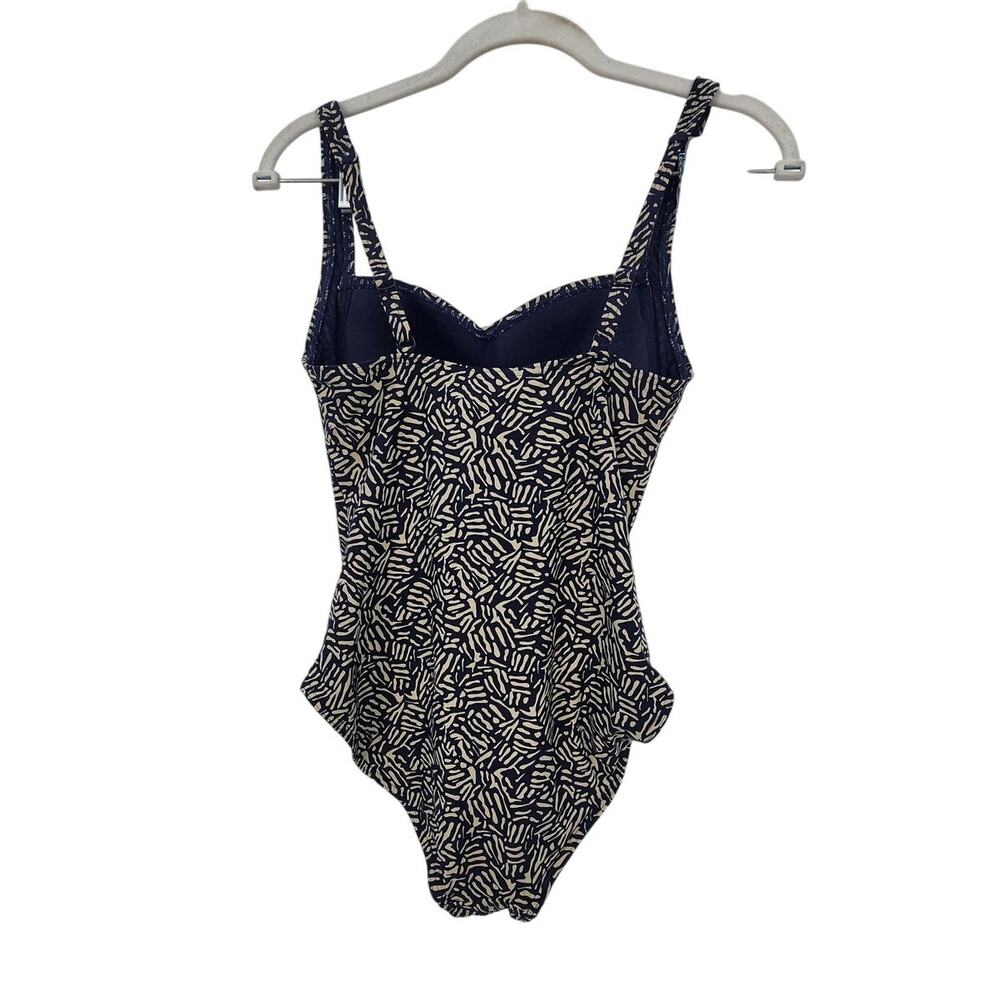 Bond-Eye Australia Nip Tuck Joanne Tummy Control Size 6 Blue‎ Ivory Navy - Picture 3 of 11